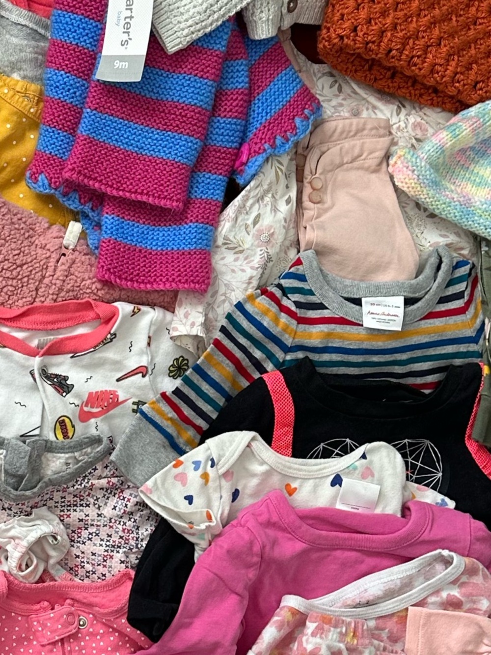 Mystery Lot of 6-12mos Baby Girl Clothes up to 20 Items or 5lbs - Picture 7 of 7